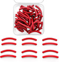 24Pack Compatible with Revlon Eyelash Curler Refills,Red Silicone Eye Lash Curler Refills Compatible with Most Revlon Lash Curlers.