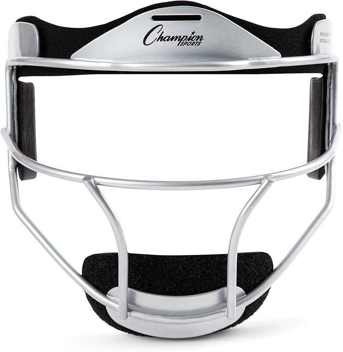 Champion Sports Steel Softball Face Mask – Durable Fielder’s Mask for Youth & Adults, Multiple Colors for Practice & Games