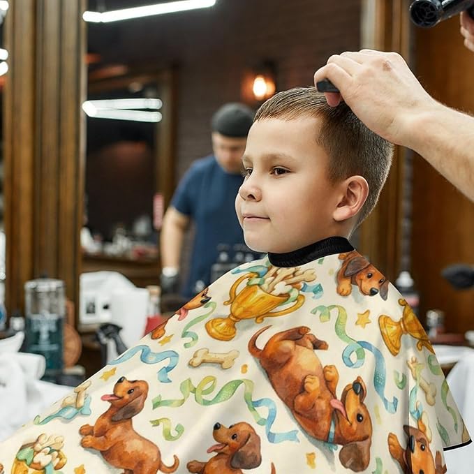 Barber Cape for Kids Funny Duck Haircut Cape Professional Salon Cape Waterproof Hair Cutting Styling Haircut Apron
