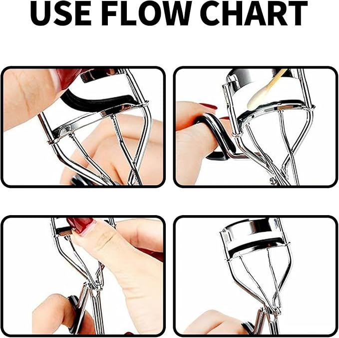 48 PCS Eyelash Curler Refill Pads Compatible with Shiseido Eye Lash and Cosmetic Accessory, Silicone Soft Rubber Curler for Universal Eyelash Curler, Colorful