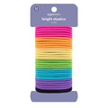 Amazon Basics No Damage Elastic Hair Ties, Ponytail Holders for Thick Hair, No Pull, Secure Hold, Snag-Free, Bright 4 MM Elastics for All Types, 32 Count