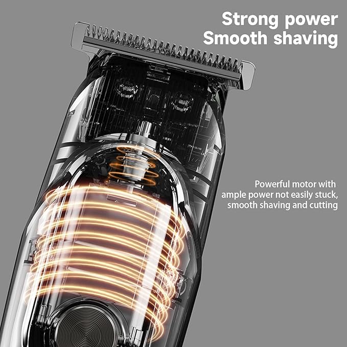Beard Trimmer for Men, Hair Clippers for Men 5 in 1 Grooming Shaving Kit for Face, Mustache, Body, Ear, Nose, Waterproof Cordless Barber Clippers for Hair Cutting 822 Cyan