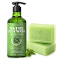 Roycederm Tea Tree Body Wash & Bar Soap Set – Refreshing Cleanse with Tea Tree Oil & Wormwood