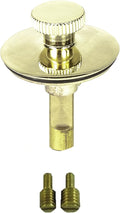 Universal Lift n Turn, (Twist Close) Bath Tub/Bathtub Drain Stopper Includes 3/8" and 5/16" Fittings