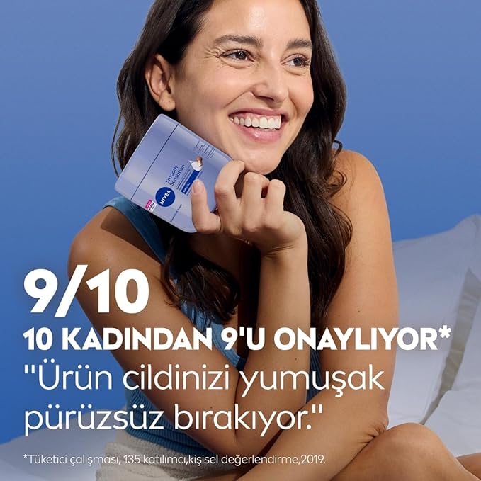 Nivea Irresistibly Smooth Body Cream Dry Skin Shea Butter 400 ml