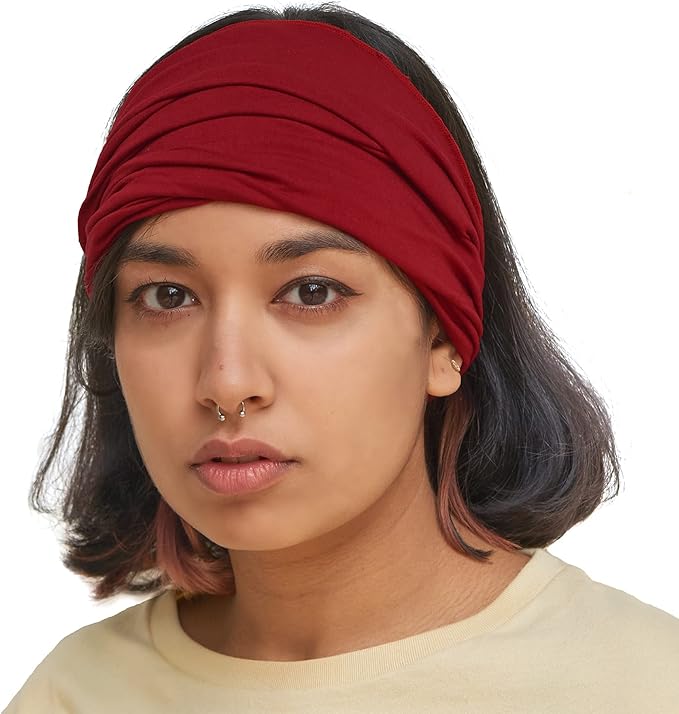CHARM Headband for Men, Japanese Style Bandana Head Bands for Women and Men, Stretch Hair Band for Sports & Daily Wear by Casualbox