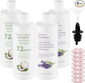 Leak-Proof Empty Shampoo Containers Bottles for Cruise: 64oz | Reusable Plastic Travel Bottles Funnels for Cruise Ships,Travel,Events, Concerts, Beach