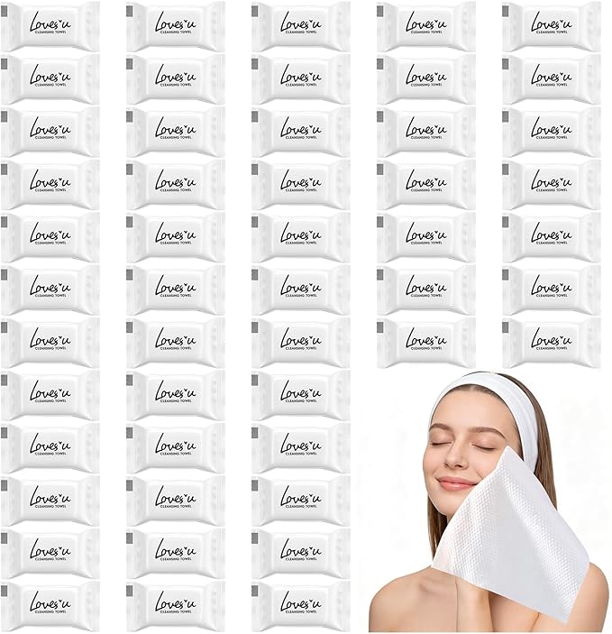 80 PCS Compressed Towel Tablets, Soft Thickened Disposable Washcloths for Travel, Portable Compressed Face Towels 11.8x9.4in Cotton Disposable Face Towels for Traveling Beauty Home