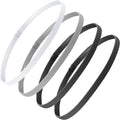 4 Pieces Elastic Sports Headbands Thick Non-Slip Hair Bands for Women and Men