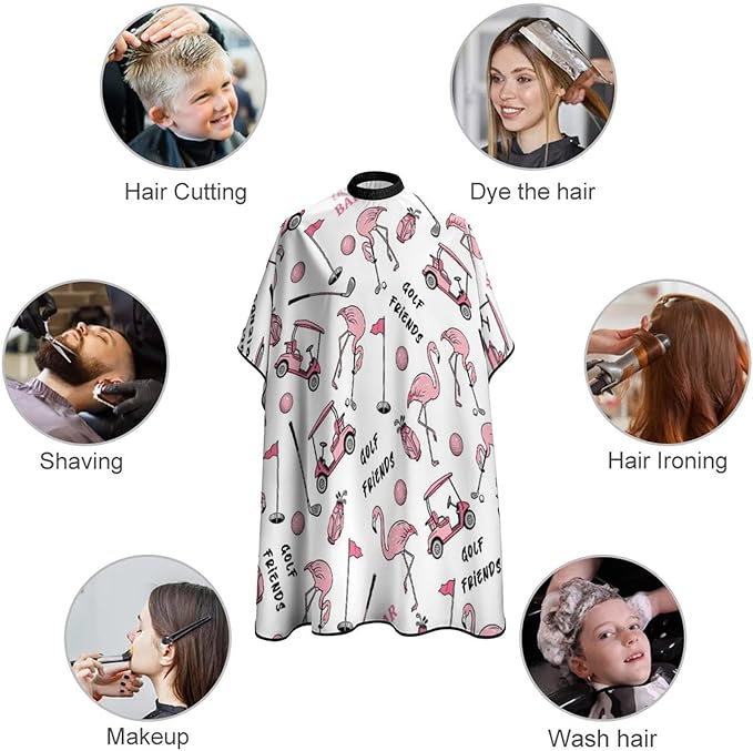 Barber Cape for Kids Funny Duck Haircut Cape Professional Salon Cape Waterproof Hair Cutting Styling Haircut Apron