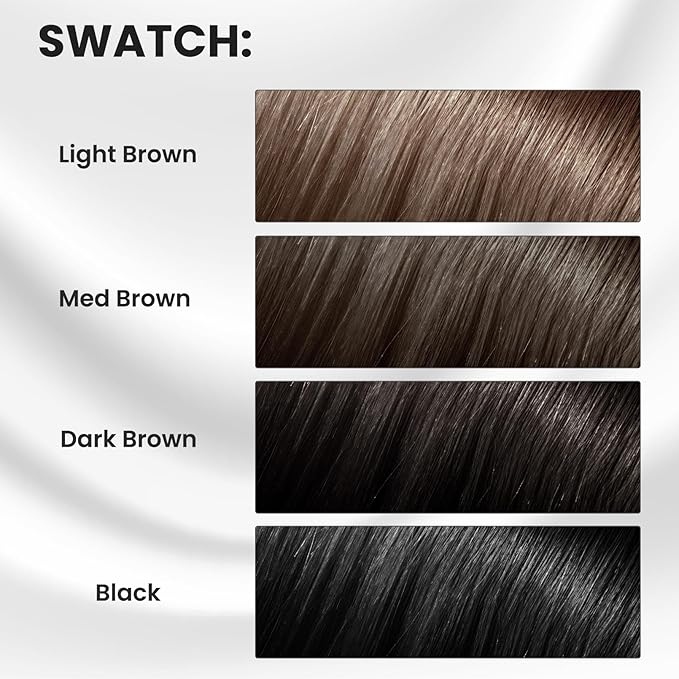 Root Touch Up Stick, Instant Gray Hair Cover Concealer, 2-In-1 Double Head Hair Color Finishing Stick, Hair Mascara Brush for Eyebrow& Beard (Dark Brown, 0.23 Fl oz)
