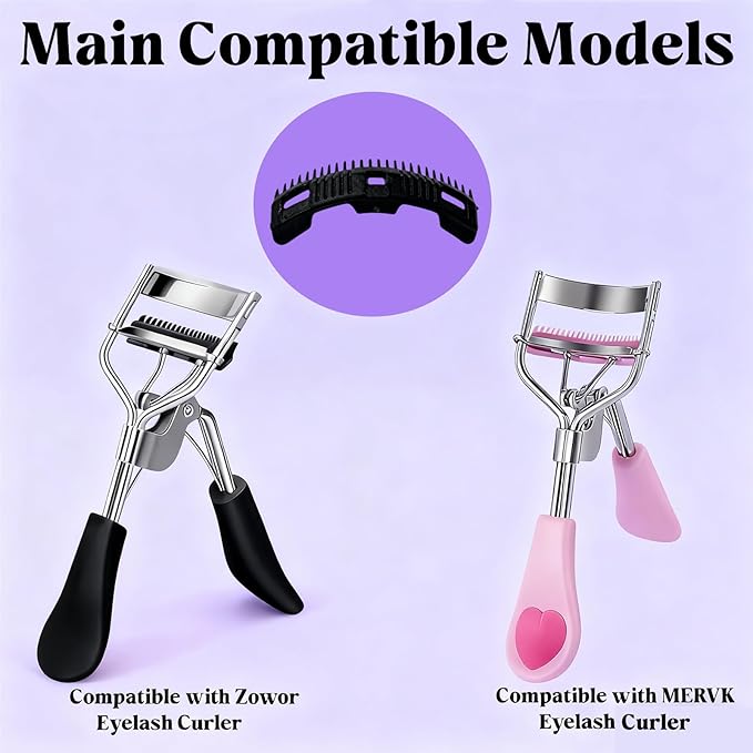 Compatible with Tweezerman Eyelash Curler Refills,28，80，100 Pack Silicone Eye Lash Curlers Refill Pads Compatible with Tweezerman Eyelash Curler.