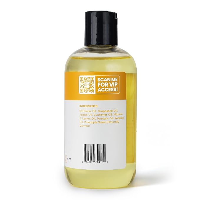 Her Fantasy Box | Body Splash Hydrating Body Oil (Pineapple Creme) - Moisturizing, Non-Greasy Formula for Soft, Smooth Skin - All-Natural, Lightweight & Nourishing