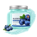 Blueberry Body Exfoliator, Deep Cleaning Exfoliating Body Scrub, Moisturizing Nourishing Salt Rose Body Scrub, 350 g
