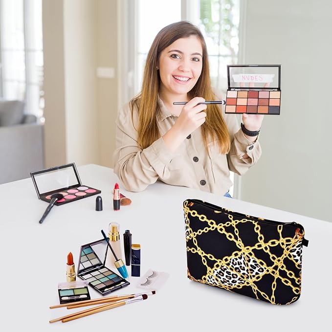 Small Makeup Bag, Mini Makeup Pouch, Cute Cosmetic Bag for Women, Toiletry Bags, Make Up Brush Skincare Organizer, Pouches for Travel Accessories