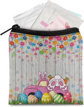 Easter Floral Bunny Bag Convenient Period Bags Waterproof Portable Novelty Sanitary Napkin Organizer for Women