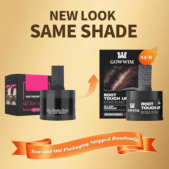 Hairline Powder (Blonde) - Instantly Conceal Gray Roots, Thin Hair Touch-Up, Hair Color Shadow Cover, 4g