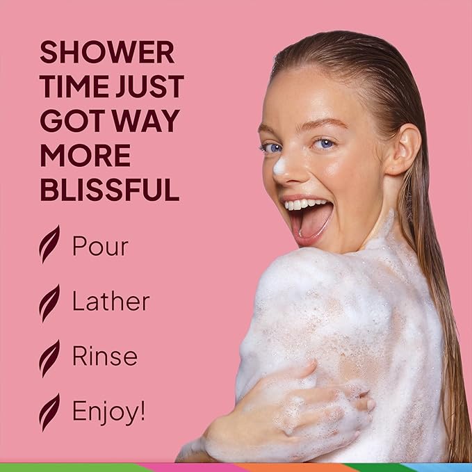 St. Ives Body Wash, Dark Cherry & Argan Oil Nourishing Shower Gel 2-Pack, 100% Natural Extracts, Cruelty-Free, 22 Oz Ea