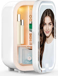 22L Mini Skincare Fridge, Beauty Fridge for Cosmetic Storage, 44°F Intelligent Temperature Control, Personal Small Makeup Refrigerator for Bedroom, Dorm
