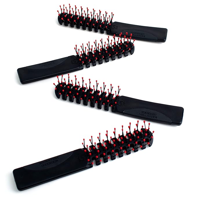 Cricket Static Free Volumizer Hair Brush - Blow Drying, Styling, and Detangling All Hair Types, Long, Short, Thick, Thin, Curly, Straight, and Wavy