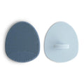 mushie Baby Bath Cradle Cap Brush | Soft Silicone Bristles for Dry Skin, Eczema, & Cradle Cap Treatment | 2-Pack (Tradewinds/Periwinkle)