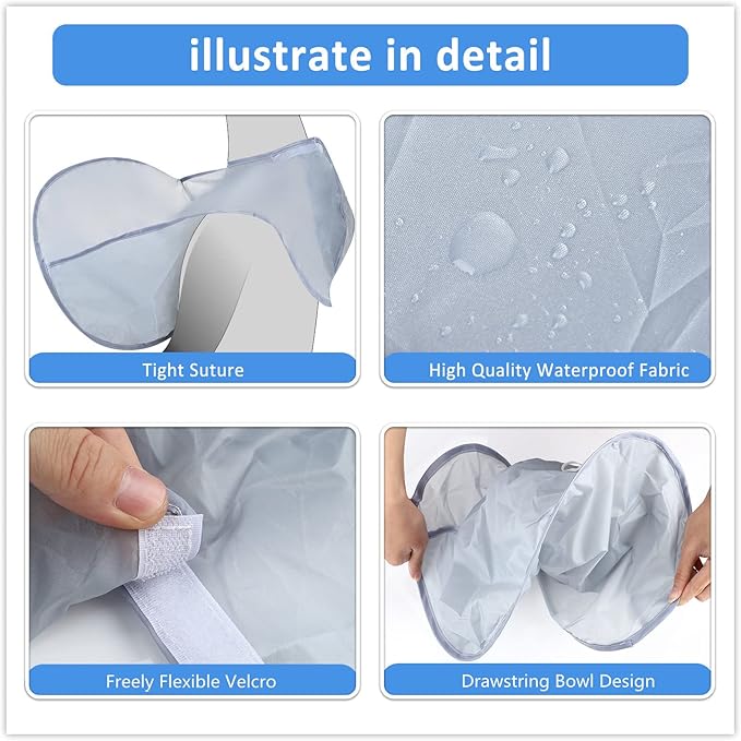 Beard Bib Apron Hair Catcher for Men Shaving & Trimming, Non-Stick Cape Grooming Cloth, Waterproof