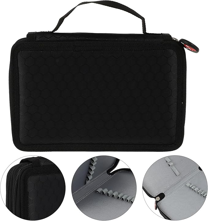 Nail Tool Organizer Bag Small Art Makeup Brush Case Travel Nail Polish Organizer Holds 35 Brush, Travel Cosmetic Storage Bag Fabric Japanese Style Tool Holder