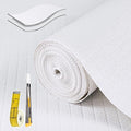 Shelf Liners for Kitchen Cabinets Non Adhesive Drawer Liner 23.6in x 20FT Pure White Thickened Shelf Liner Strong Non-Slip Easy to Clean for Tool Box Refrigerator with Knife and Tape Measure