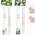 Meschett 2PCS Cuticle Oil Pens for Nail Care,Cuticle Revitalizer Oil Pen with Soft Brush,Cuticle Oil to Prevent Nail Cracking and Dry (Osmanthus flowers & Jasmine Flavor)