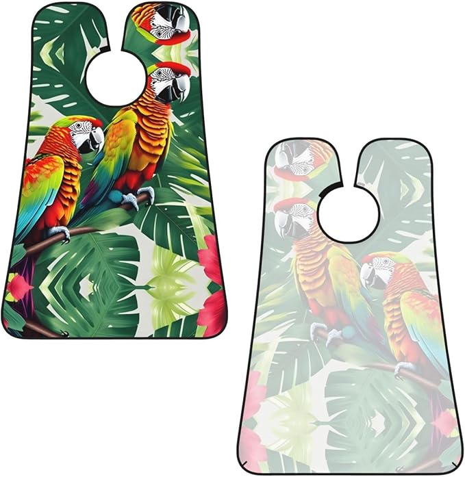 Tropical Fruit Pineapple Print Beard Bib Shaving Apron, Beard Hair Trimming Cape Gift For Dad