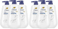 Dove Body Wash with Pump Deep Moisture for 24hr Lotion-Soft Skin Moisture Moisturizing Skin Cleanser with No Sulfates No Parabens,(Pack of 6)