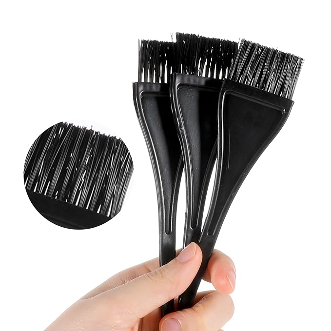 4 Pcs Hair Dye Brushes Applicator, Precision Hairline and Root Application, Hair Color Applicator Brush for Short Hairs, Bangs, and Detail Work