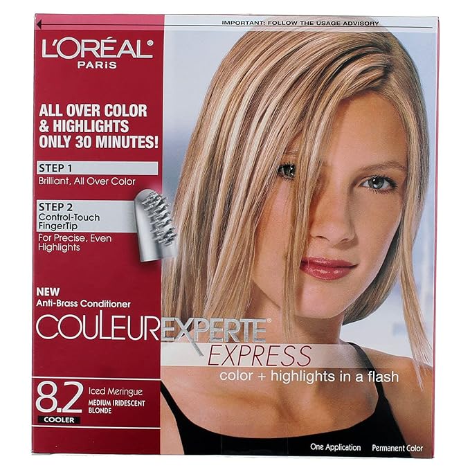 L'Oreal Paris Couleur Experte Color + Highlights in a Flash, Medium Iridescent Blonde - Ice