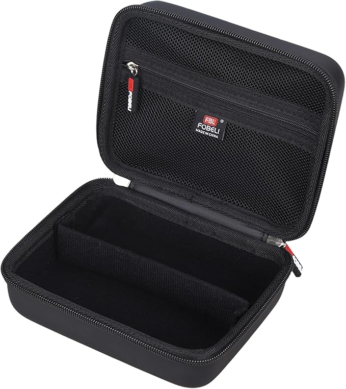 FBLFOBELI EVA Hard Storage Case for Ufree/for Brightup FK-8788T/ for Wahl 9916-817V Electric Razor Foil Shavers for Men, Hair Beard Trimmer Grooming Shaving Kit Storage Holder (PU Black)