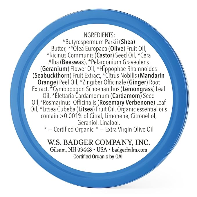 Badger Cuticle Cream, Deep Hydration for Dry, Cracked Cuticles & Hangnails, 100% Organic Cuticle Balm with Rich Shea Butter for Strong, Healthy Nails, Non-Greasy Cuticle Oil, .75oz Tin