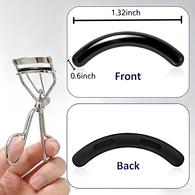 Compatible with Japonesque Eyelash Curler Refill Pads,80 Pcs Eyelash Curler Refills,Silicone Replacement Pads,for Better Curling and Comfort.