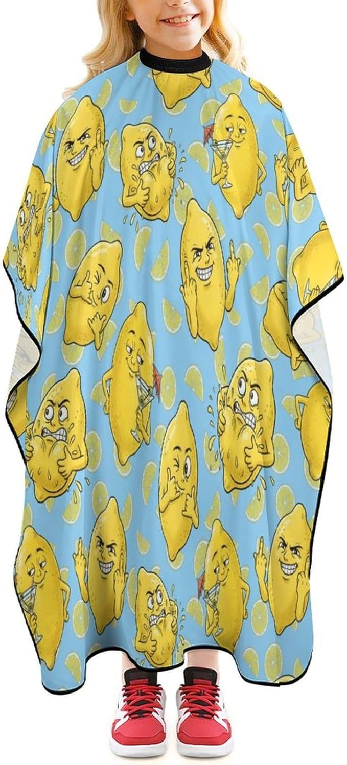 Barber Cape for Kids Funny Duck Haircut Cape Professional Salon Cape Waterproof Hair Cutting Styling Haircut Apron