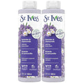 St. Ives Body Wash, Lavender & Chamomile Calming Shower Gel 2-Pack, 100% Natural Extracts, Cruelty-Free, 22 Oz Ea