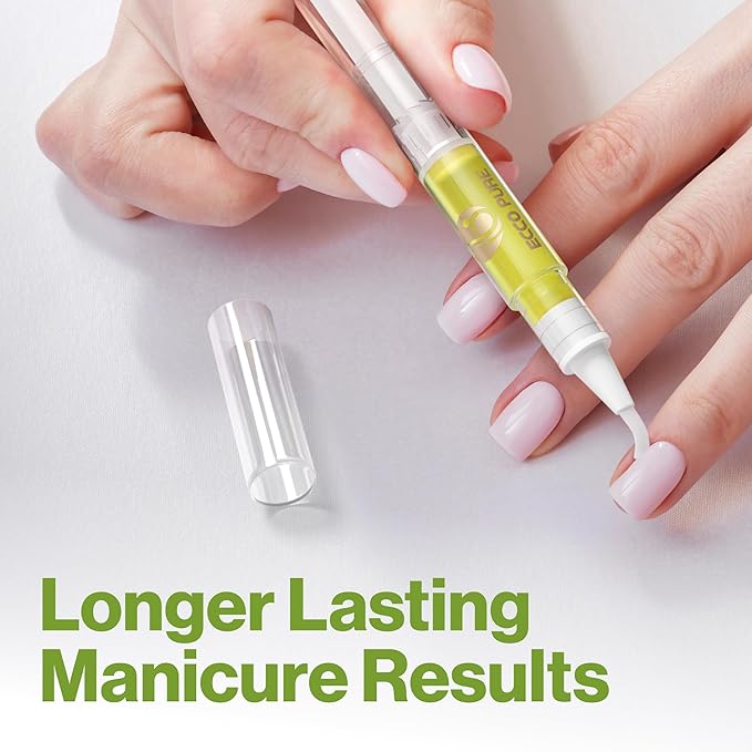 2-Pack Cuticle Oil Pen - Nail Cuticle Protector - Professional Manicure and Pedicure Set Accessory - Acrylic Nail Art Accessory - Strengthener and Softener - Contains Vitamin E