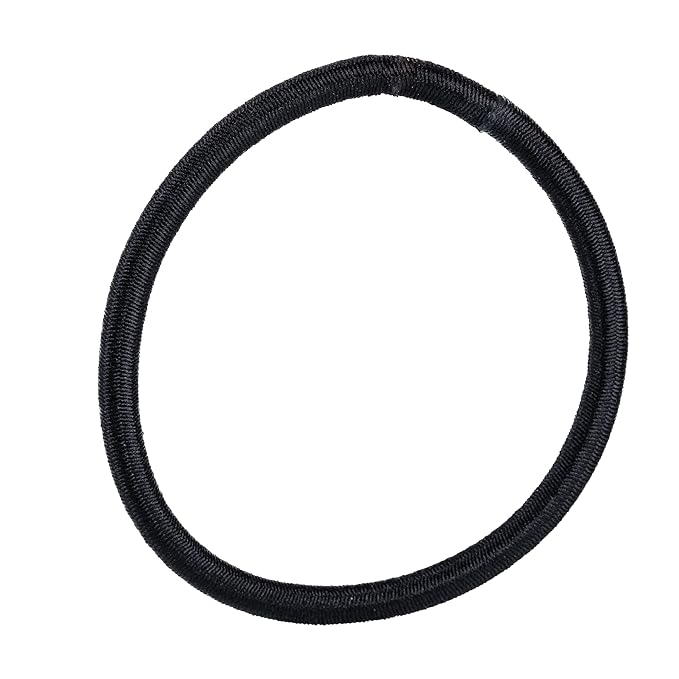 Amazon Basics Elastics Black 32 Count (Pack of 4)