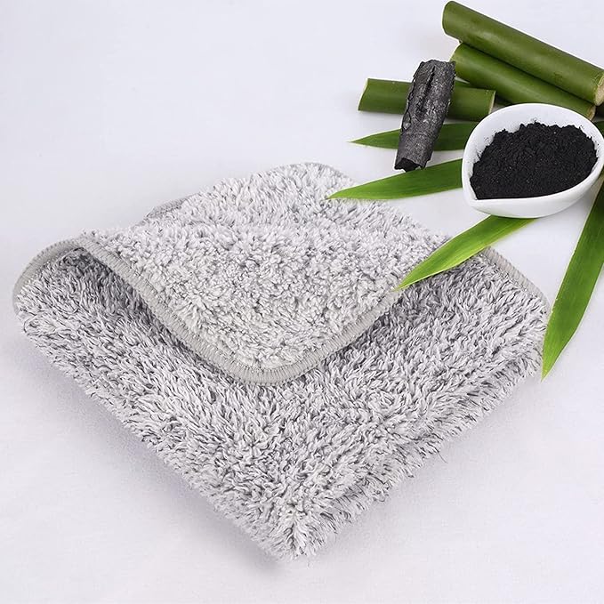 SINLAND Microfiber Face Cloths Highly Absorbent Washcloths Soft Feel Fingertip Towels Multi-Purpose Wash Cloths for Bathroom, Gym, Hotel, Spa and Kitchen, 12Inch x 12Inch
