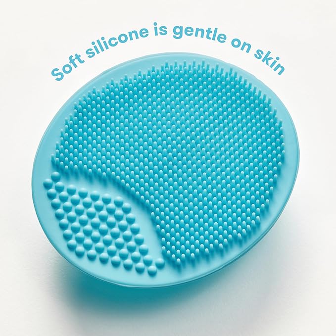 Frida Baby DermaFrida The SkinSoother Baby Bath Brush | Cradle Cap Brush for Babies, Baby Essential for Dry Skin, Cradle Cap Treatment and Eczema | 1 Pack