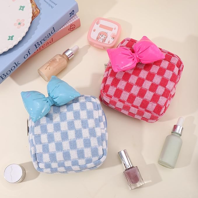 LYDZTION Makeup Bag Cosmetic Bag for Women,1Pcs Large Capacity Makeup Bags and 1Pcs Pencil Case Makeup Brushes Storage Bag Travel Toiletry Bag Organizer