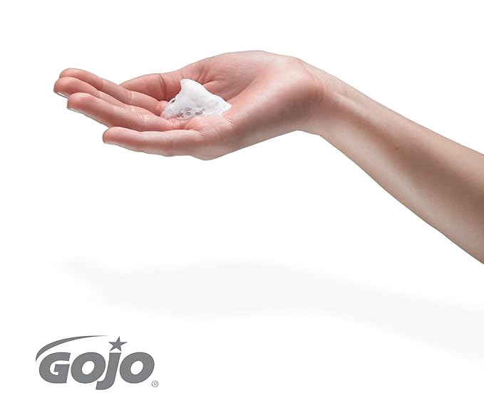 GOJO Green Certified Foam Hand Cleaner, Fragrance Free, EcoLogo Certified, 1200 mL Hand Soap Refill TFX Touch-Free Dispenser (Pack of 2) – 5665-02