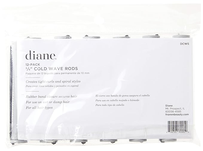 Diane Cold Wave Rod, Gray, 3/8", 12/bag (Pack of 12)