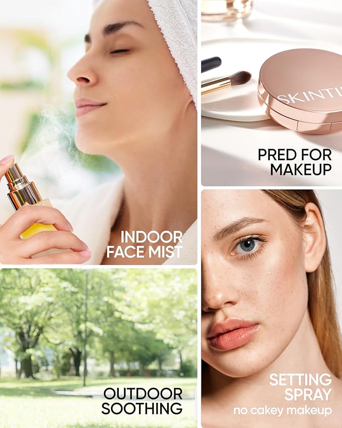 Radiance Booster Serum Spray, Hydrating Face Mist with Bifida Ferment & Squalane, Glow Serum for Radiant Skin, Soothes Skin, Vegan Skin Care, All In One Mist 3.3 fl oz