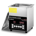 Ultrasonic Cleaner 2L Dual-Frequency Professional Digital Stainless Steel Cleaning Machine with Heater Timer for Denture, Coins, Small Metal Parts, Circuit Board, Lab Tools, etc