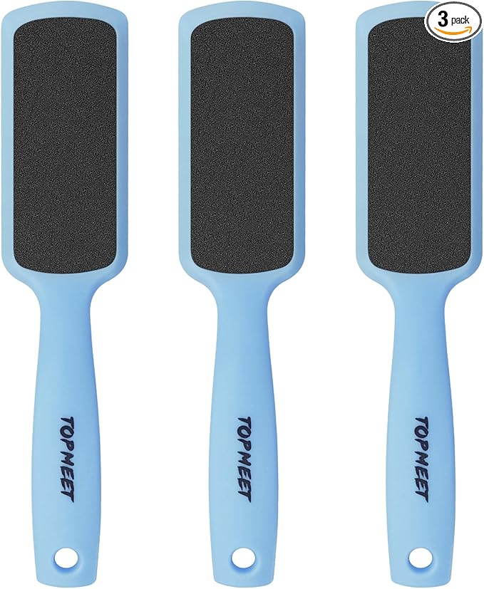 Foot File for Dead Skin - Dual Sided Foot Rasp Callus Removers, Professional Pedicure Tool for Soft, Smooth Feet (Blue)