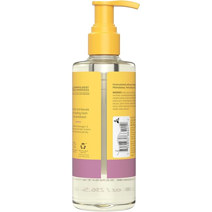 Burt's Bees Oil Control Foaming Cleanser; For Oily Skin; Safe for Sensitive Skin; Deeply Cleanses, Includes Green Tea Extract and Hyaluronic Acid; 8 Fl. Oz.