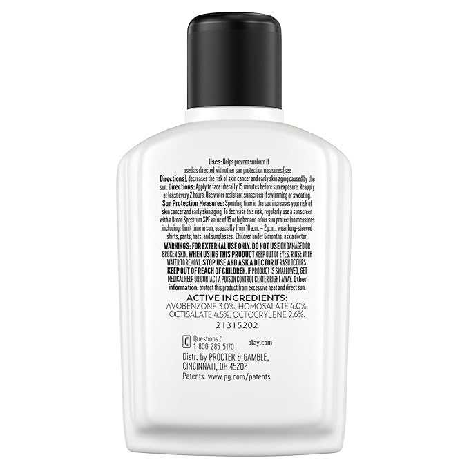 Olay Complete All Day Moisturizer with Broad Spectrum SPF 15 Normal,4 Fl Oz,(Pack of 2)